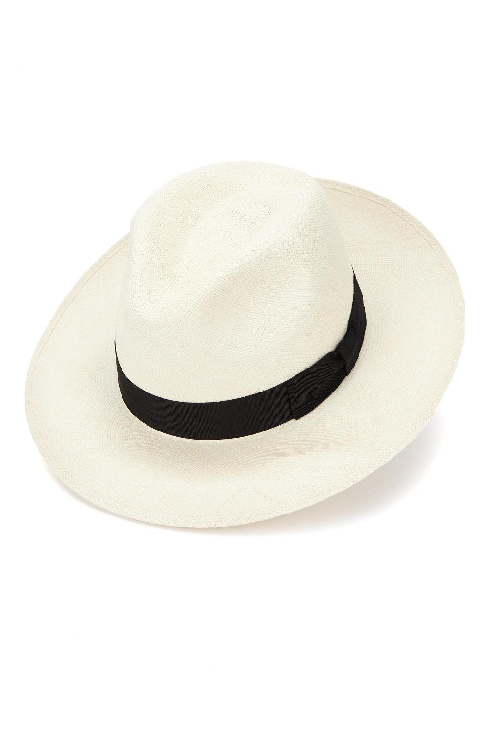 lock & co hatters Wide Brim Panama Toquilla Straw Hat