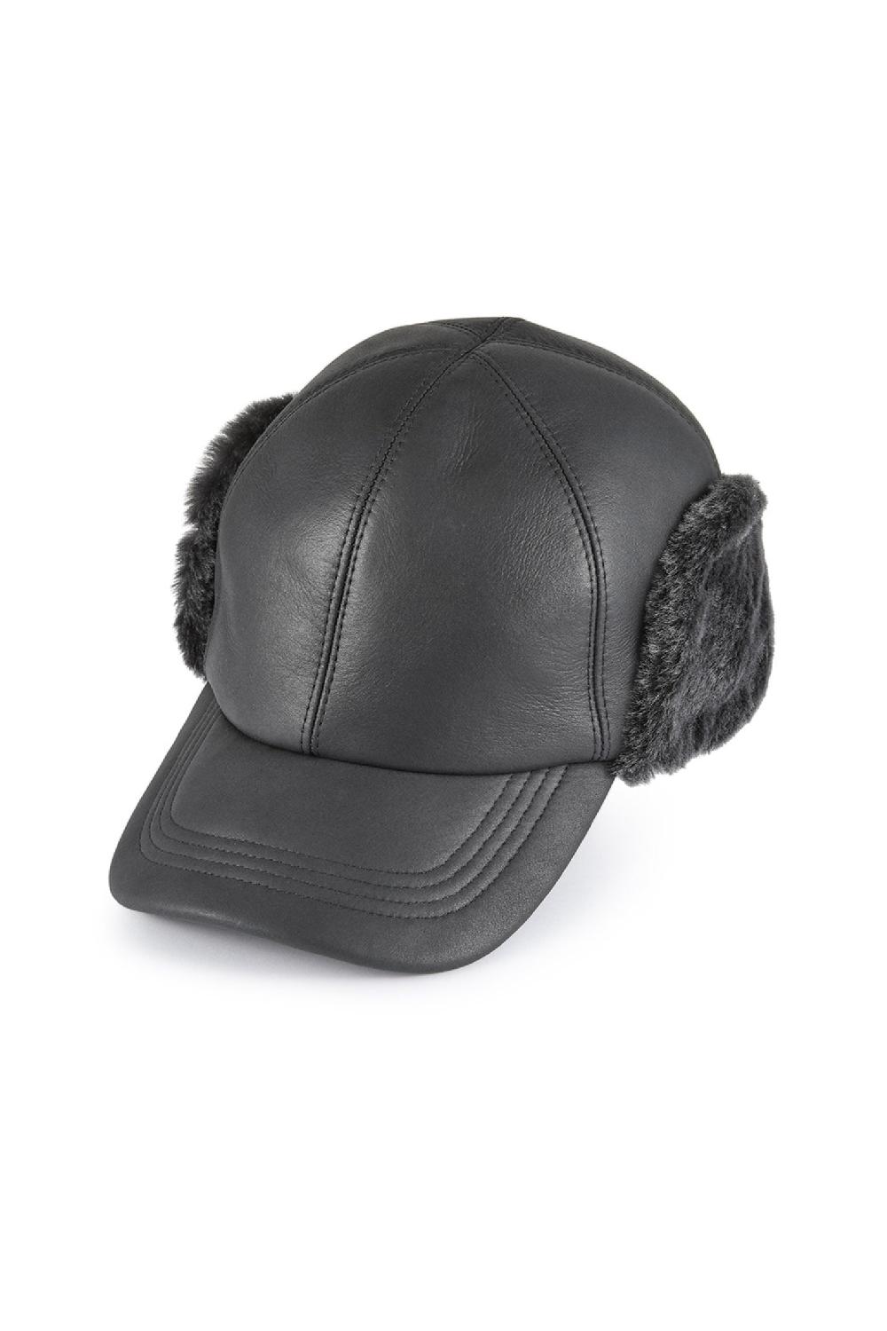 Lock & Co Hatters Winnipeg Sheepskin Shearling Baseball Cap