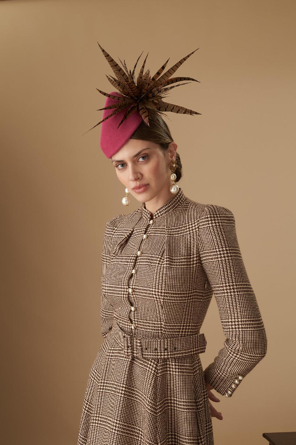 Lock & Co Hatters Winter's Tale Pink Velour Fur Felt Percher Hat