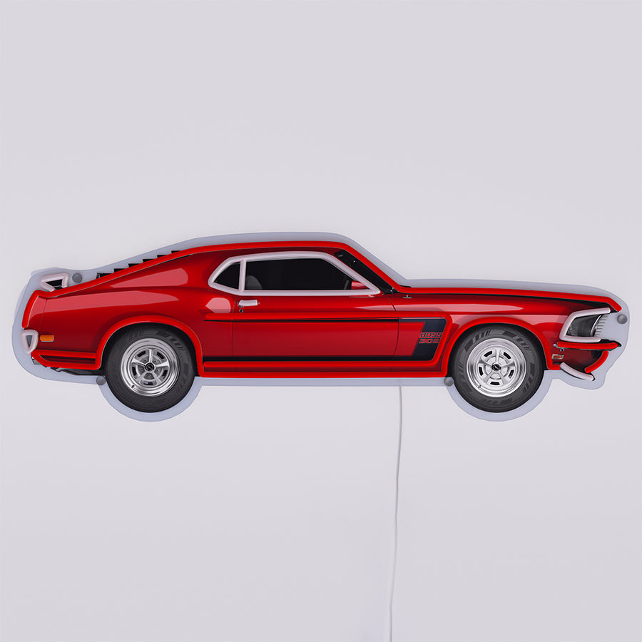 Locomocean American Muscle Car Neon LED Sign - Wall Mounted