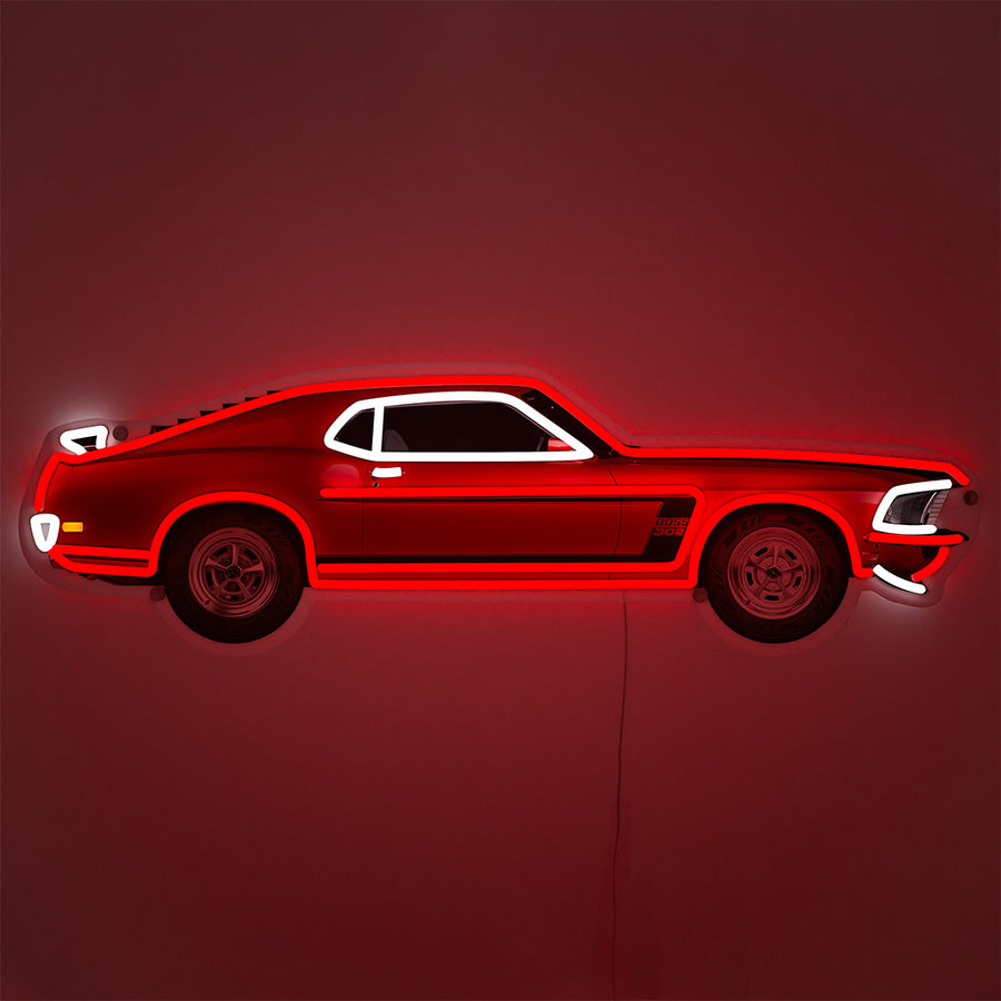 locomocean American Muscle Car Neon LED Sign - Wall Mounted