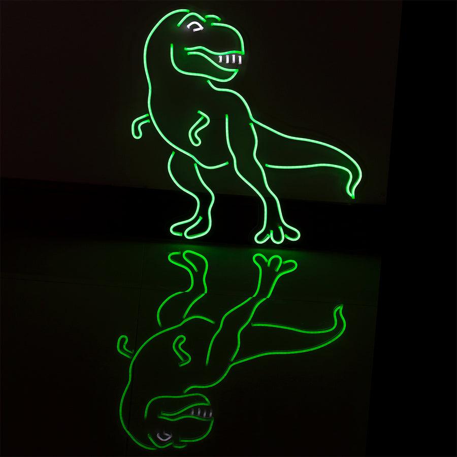 Locomocean 'Dinosaur' Green Neon LED Wall Mounted Sign
