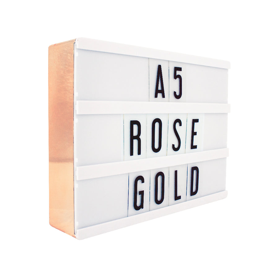 Locomocean A5 Rose Gold Lightbox