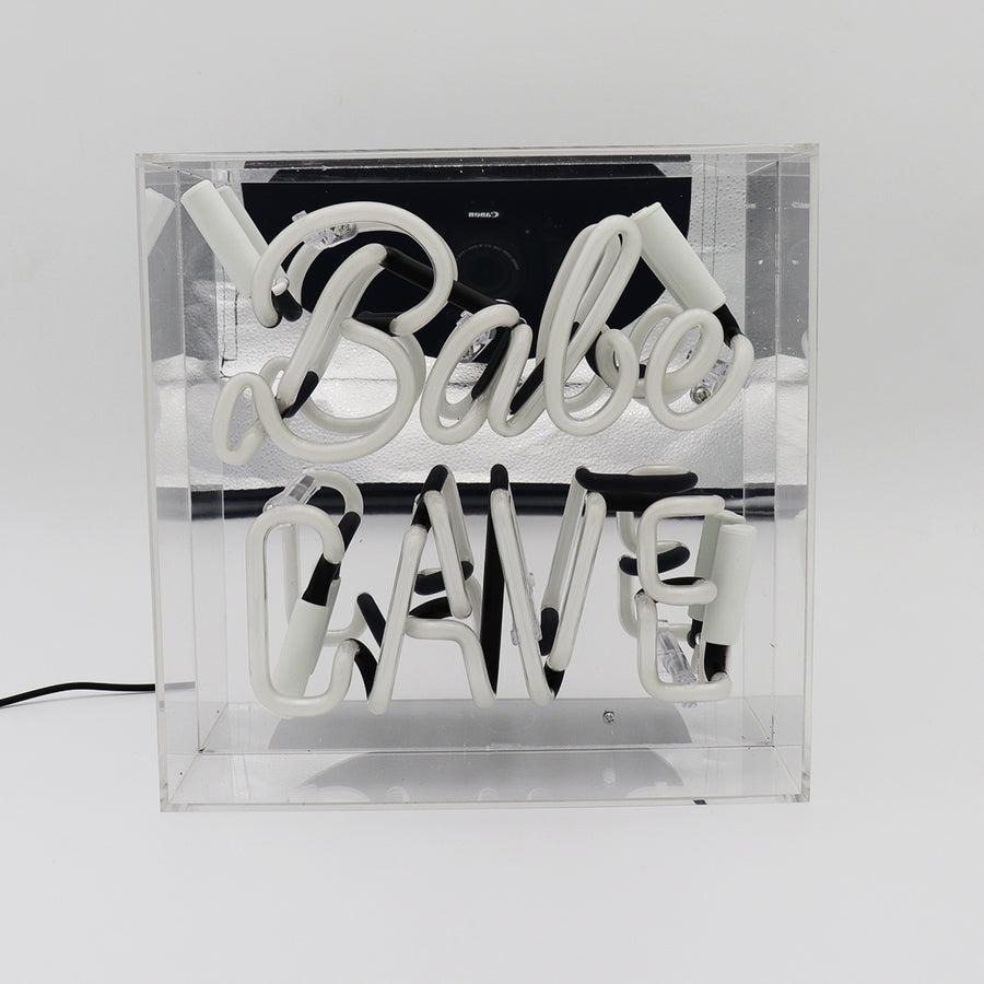 Locomocean 'Babe Cave' Glass Neon Sign