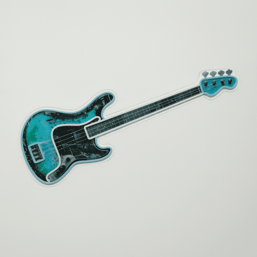 Locomocean 'Bass Guitar' Neon LED Sign - Wall Mounted