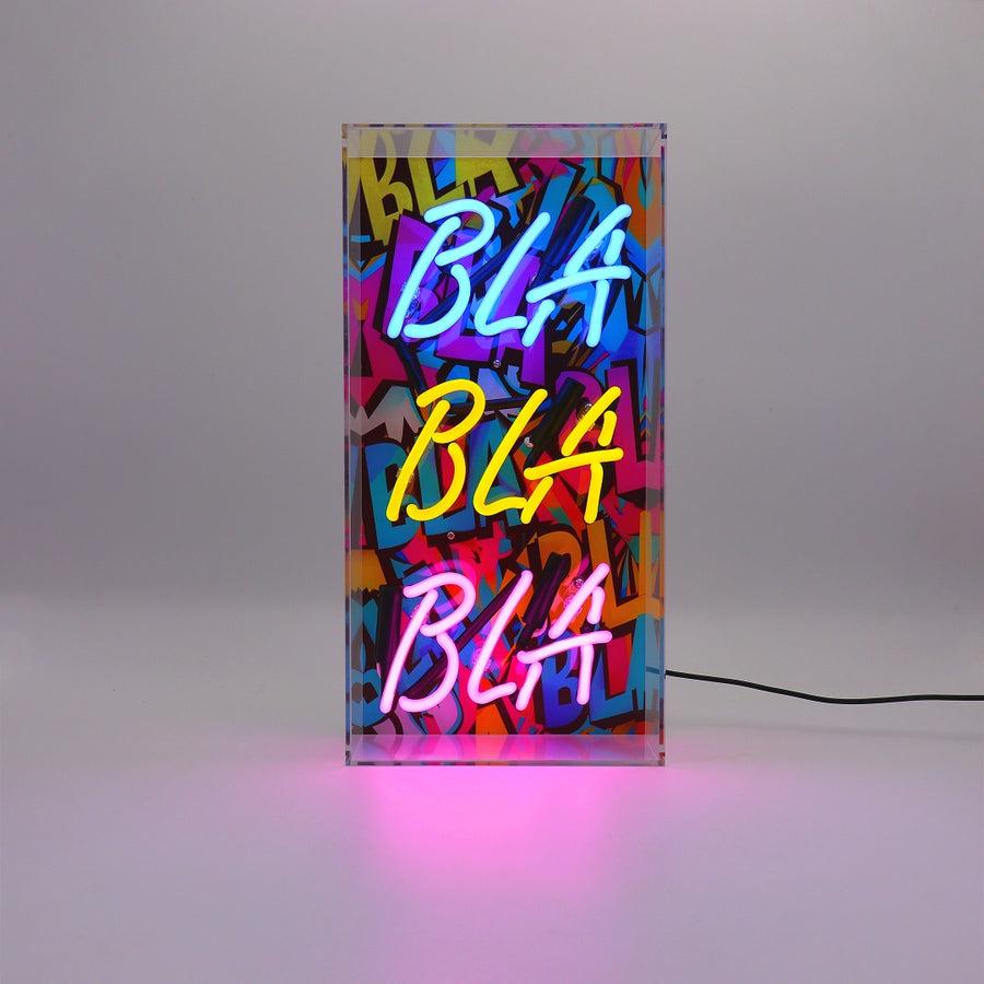 Locomocean 'Bla Bla Bla' Glass Neon Sign