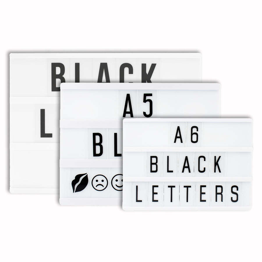 locomocean Black Extra Letter Pack