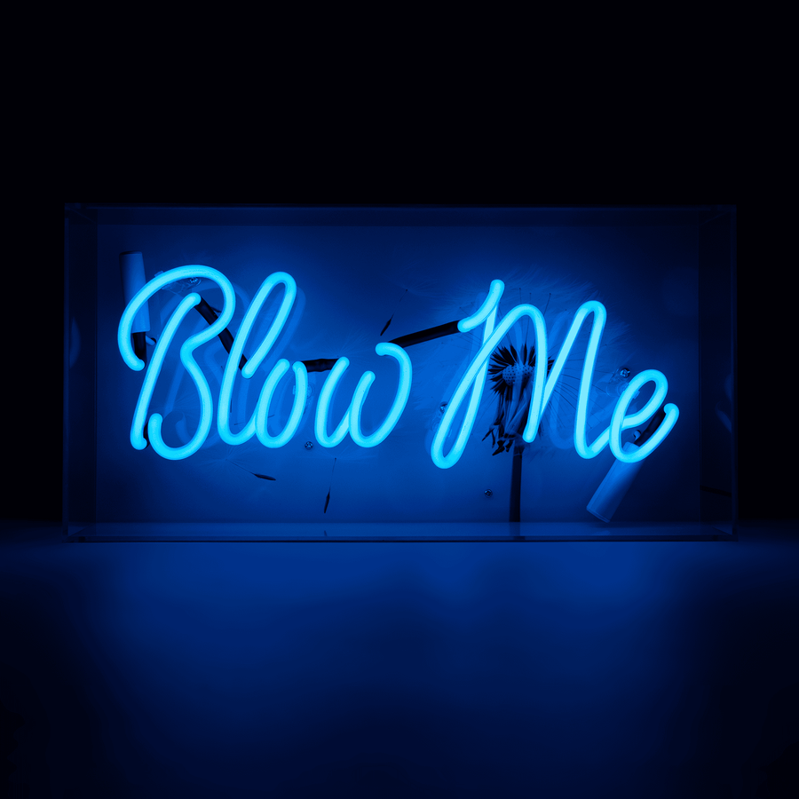 Locomocean 'Blow Me' Glass Neon Sign