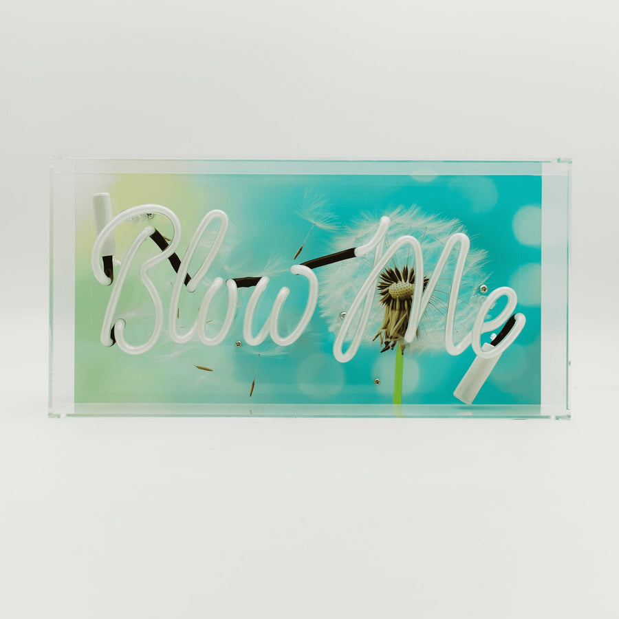 Locomocean 'Blow Me' Glass Neon Sign