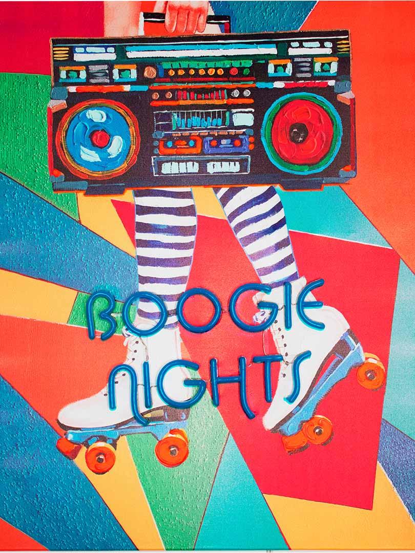 Locomocean 'Boogie Nights' Wall Artwork - LED Neon