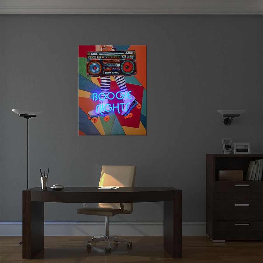 Locomocean 'Boogie Nights' Wall Artwork - LED Neon