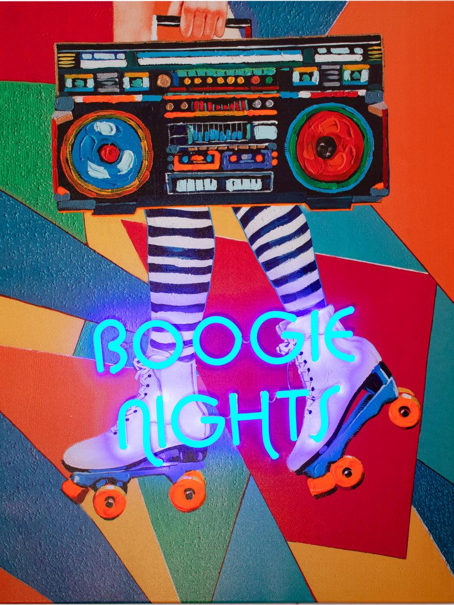 locomocean 'Boogie Nights' Wall Artwork - LED Neon