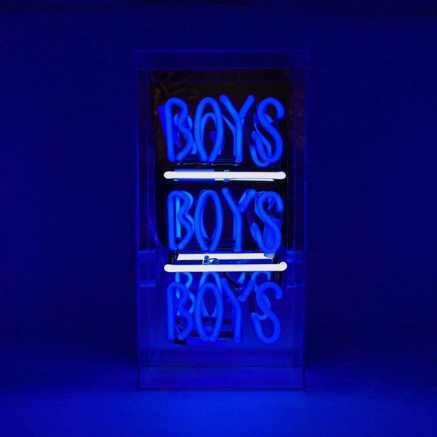 Locomocean 'Boys Boys Boys' Glass Neon Sign