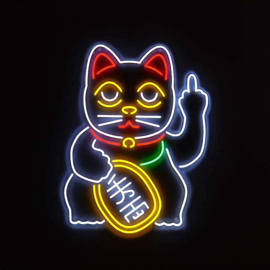 locomocean 'Cattitude' Neon LED Wall Mounted Sign
