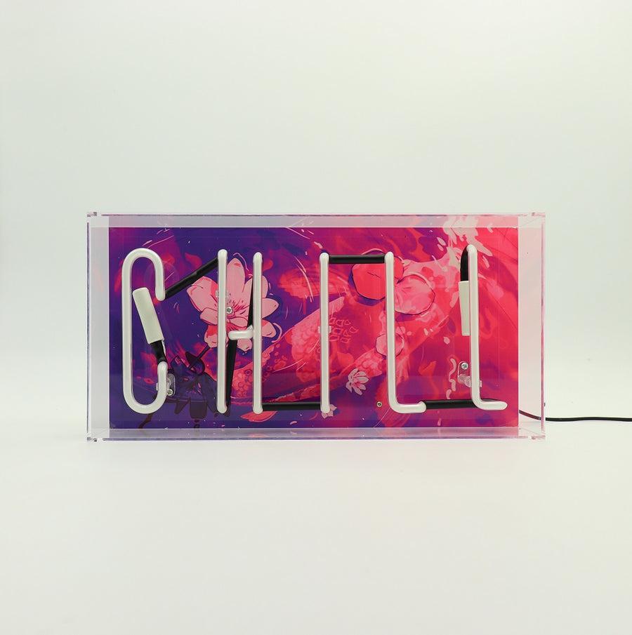 Locomocean 'Chill' Glass Neon Sign