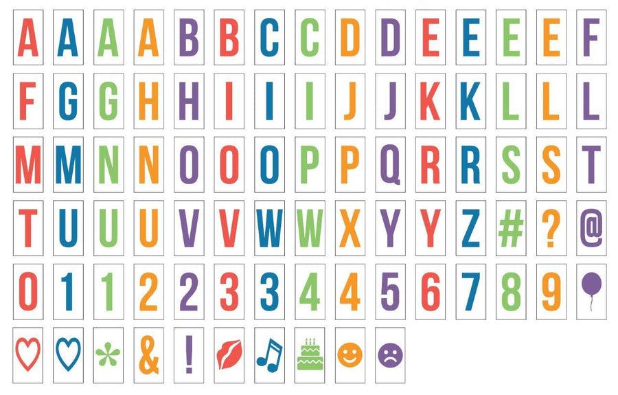 Locomocean Coloured Extra Letter Pack