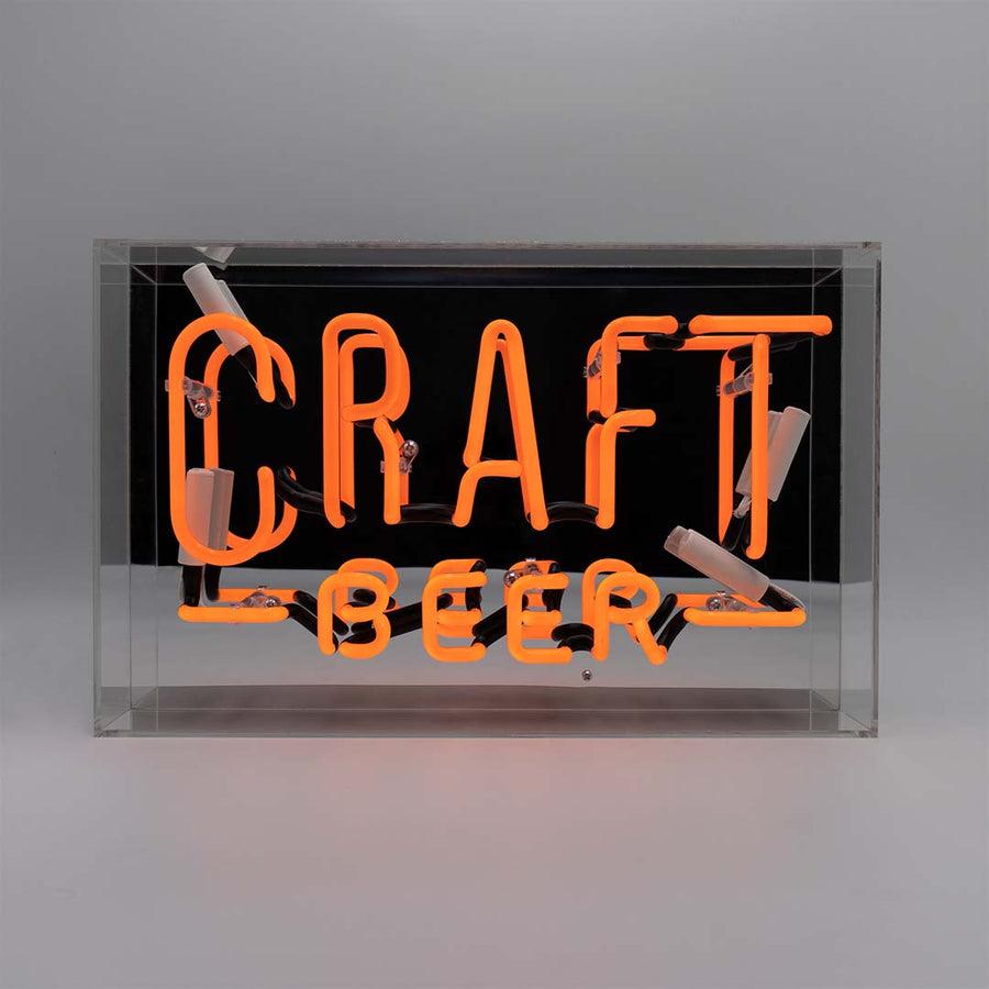 Locomocean 'Craft Beer' Large Glass Neon Sign