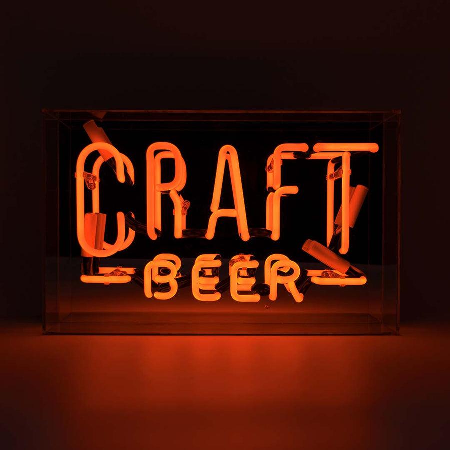 locomocean 'Craft Beer' Large Glass Neon Sign
