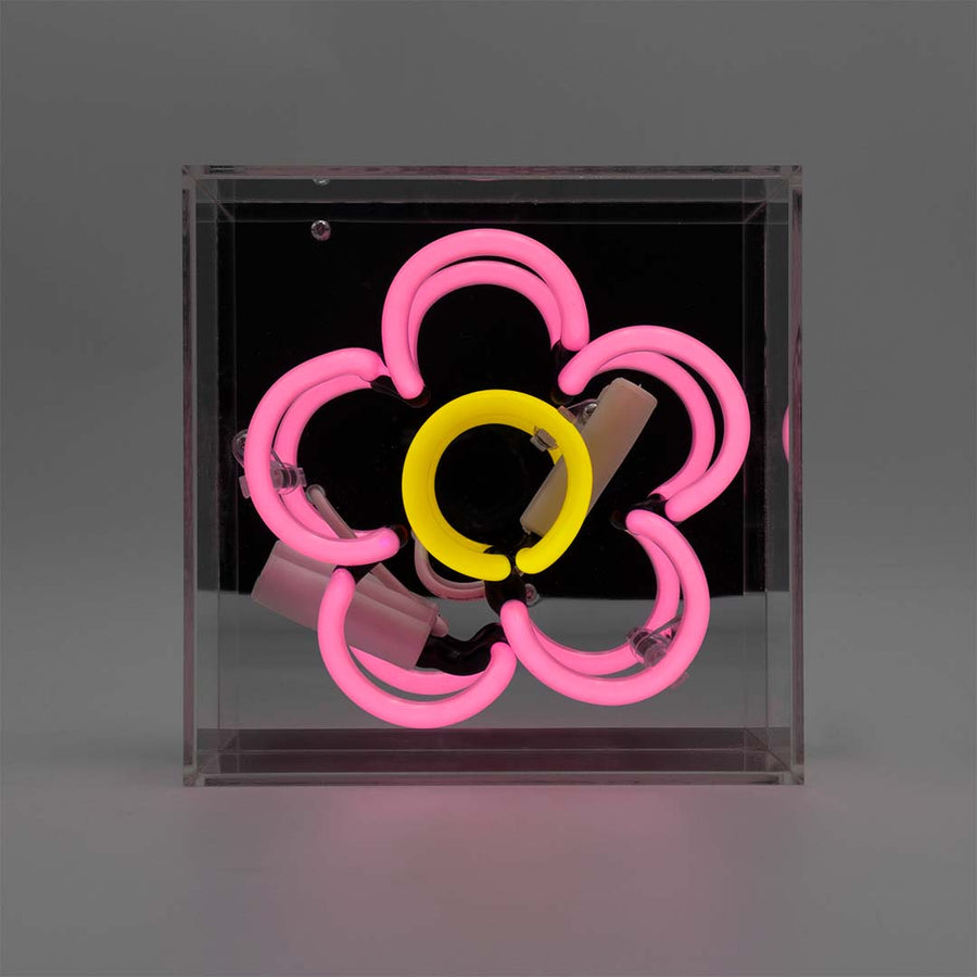 locomocean 'Daisy' Mini Glass Neon Sign