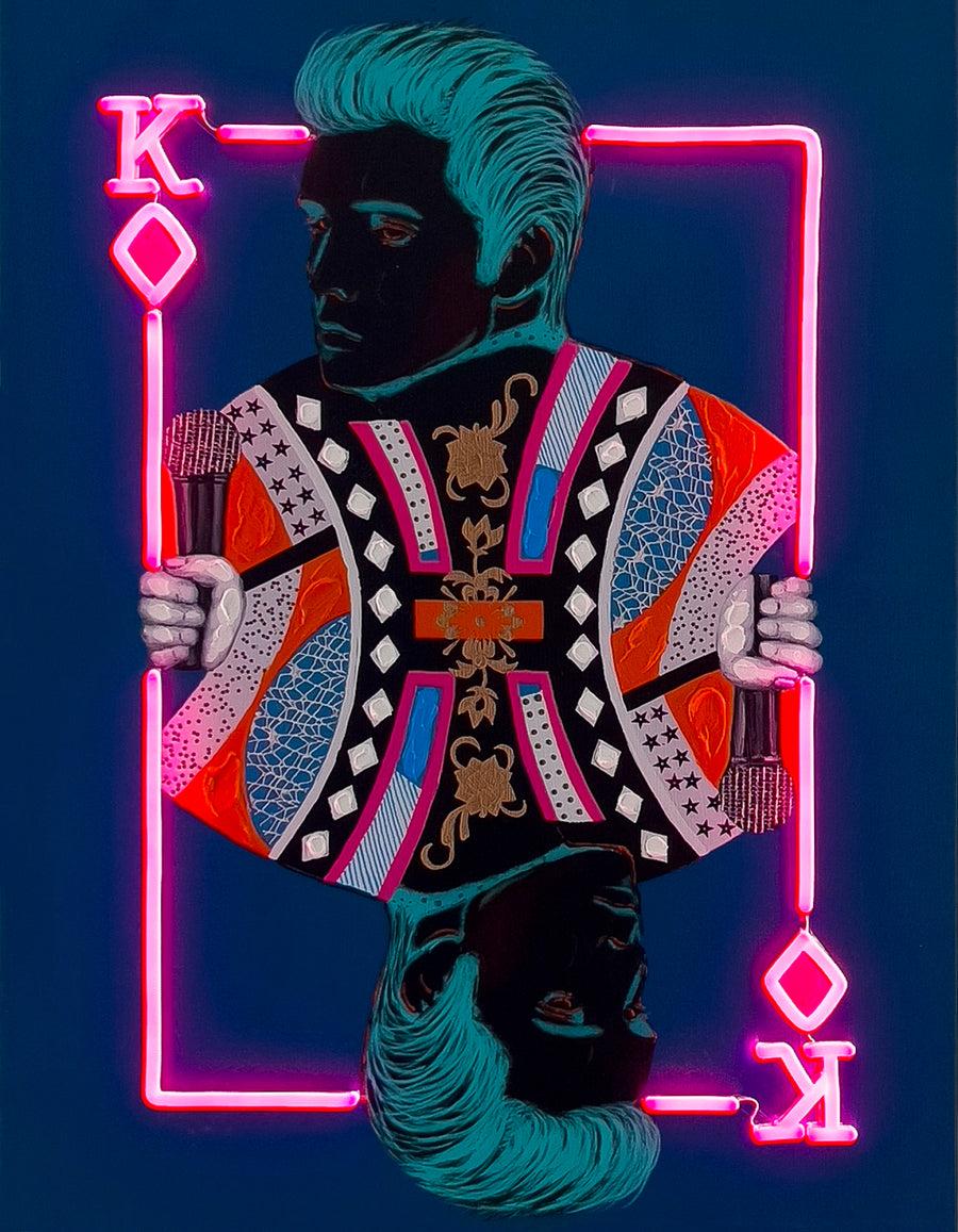 locomocean 'Elvis' Wall Artwork - LED Neon
