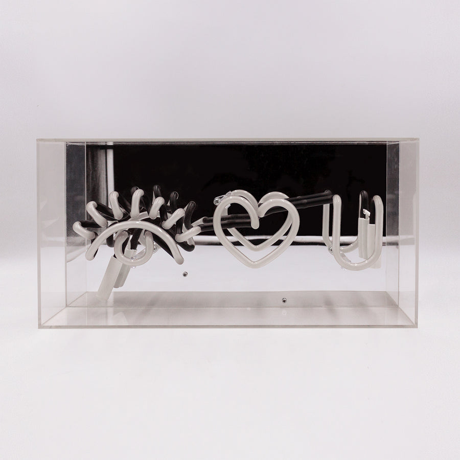 Locomocean 'Eye Love You' Glass Neon Sign