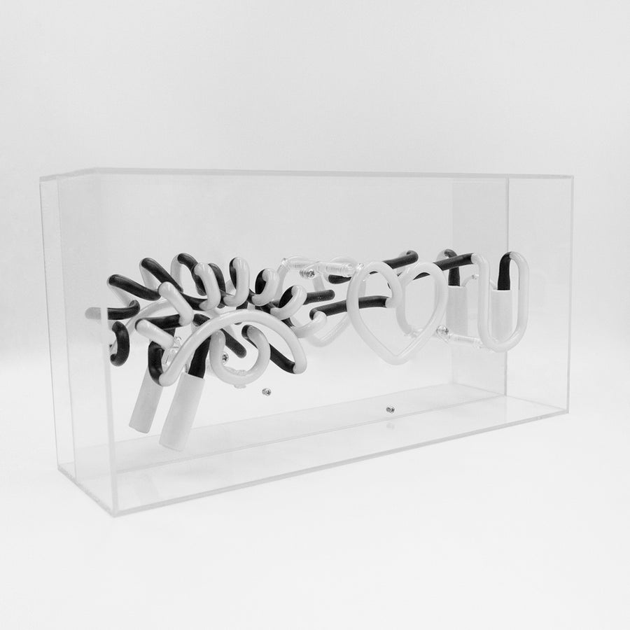 Locomocean 'Eye Love You' Glass Neon Sign