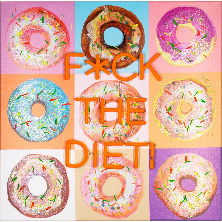 Locomocean 'F The Diet' Wall Artwork - LED Neon