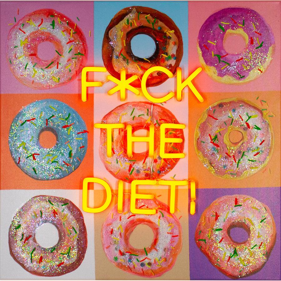 locomocean 'F the Diet' Wall Artwork - LED Neon