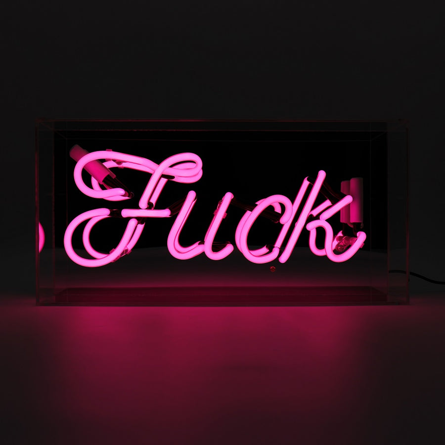 Locomocean 'Fuck' Glass Neon Sign