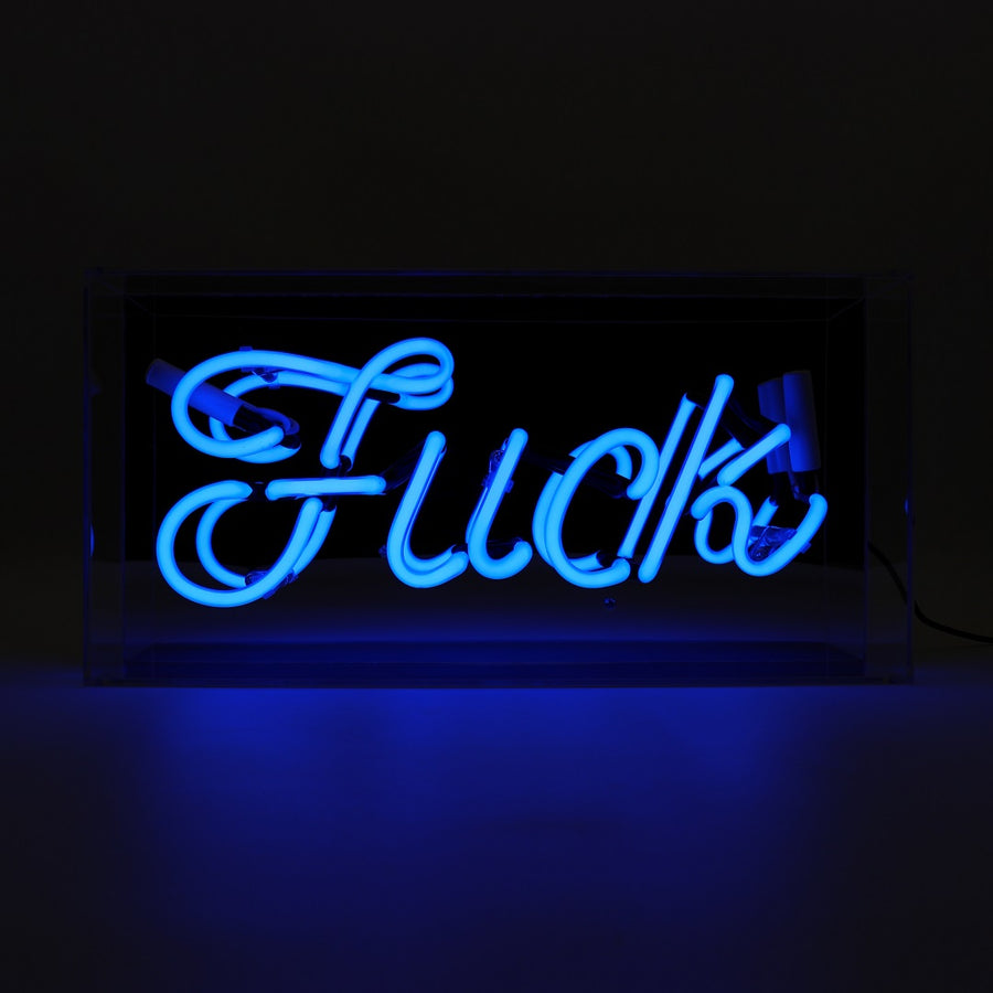 locomocean 'Fuck' Glass Neon Sign