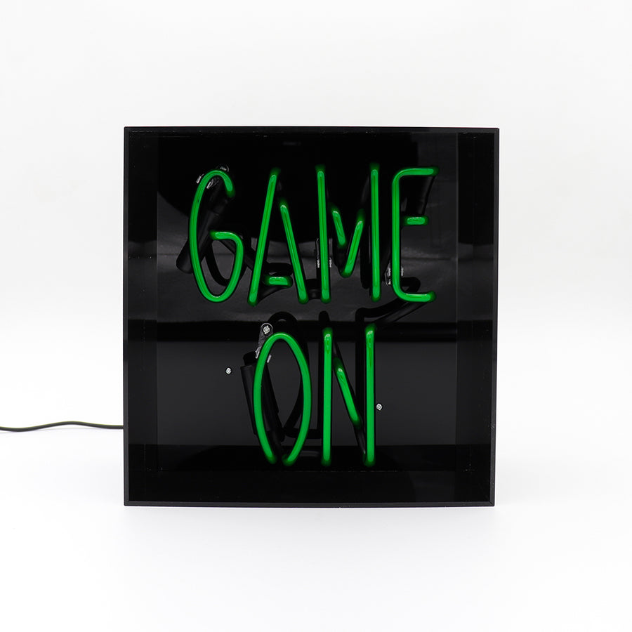 Locomocean 'Game On' Glass Neon Sign