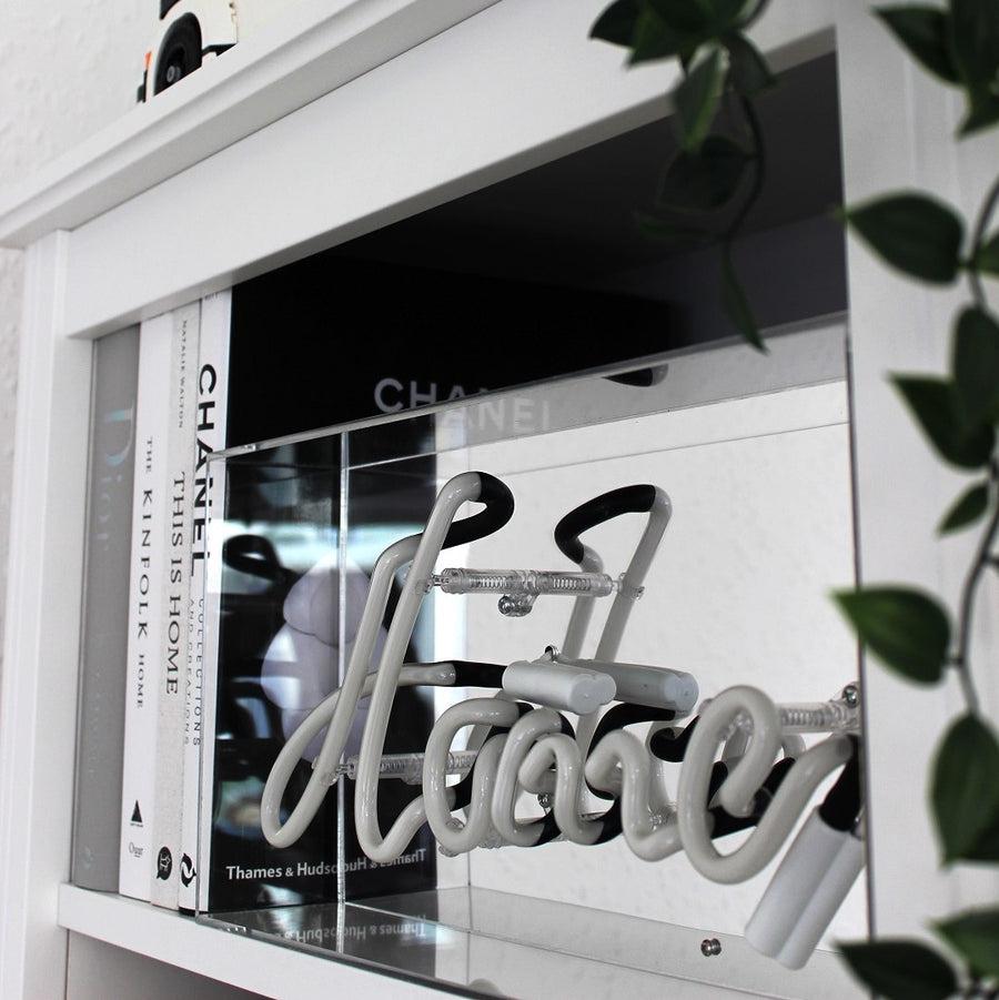 Locomocean 'Home' Glass Neon Sign