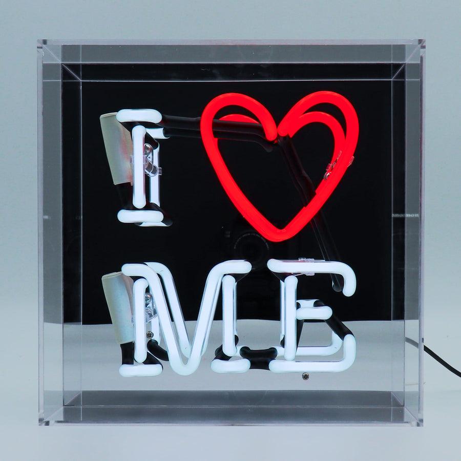 Locomocean 'I Love Me' Glass Neon Sign