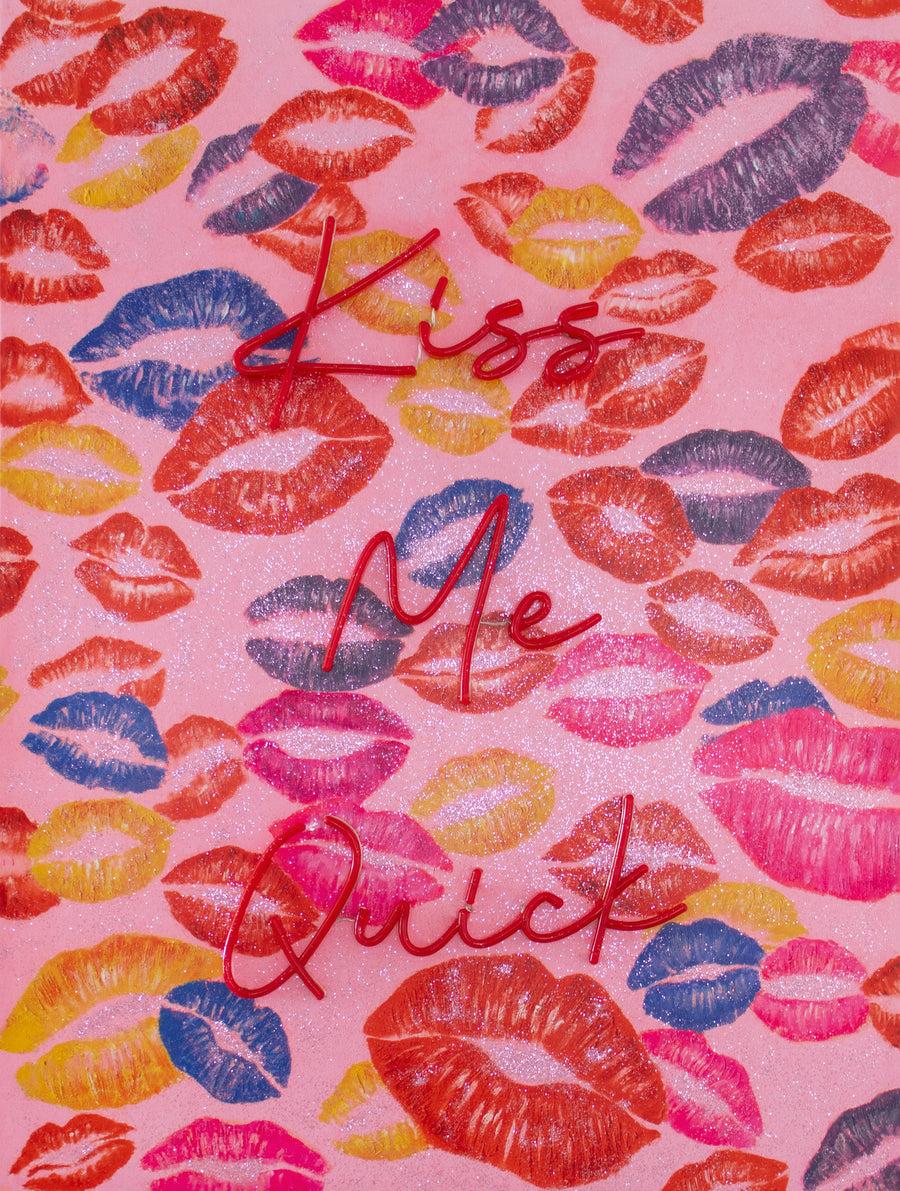 Locomocean 'Kiss Me Quick' Wall Artwork - LED Neon