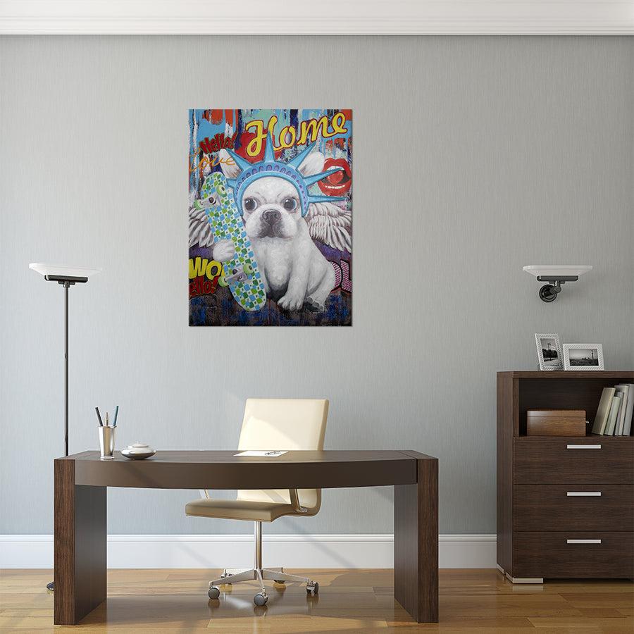 Locomocean 'Liberty Dog' Wall Artwork - LED Neon