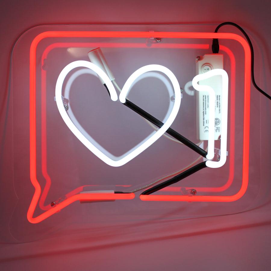 locomocean 'Like' Glass Neon Wall Sign