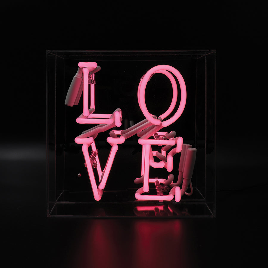 Locomocean 'Love' Glass Neon Sign