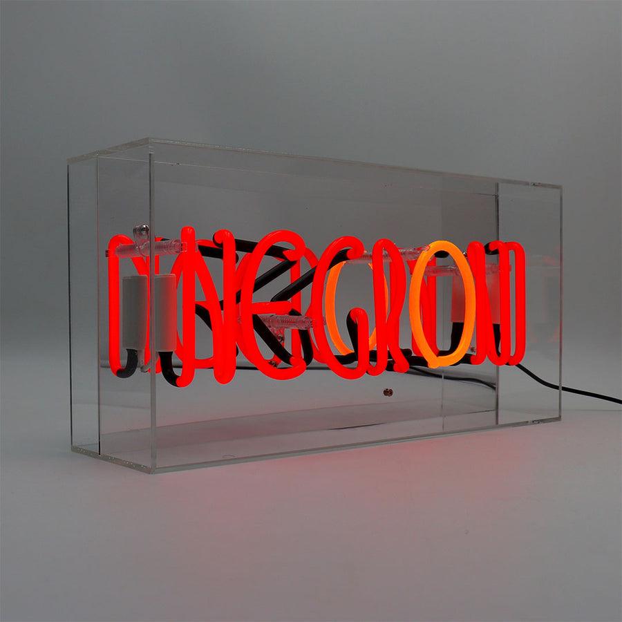 Locomocean 'Negroni' Glass Neon Sign