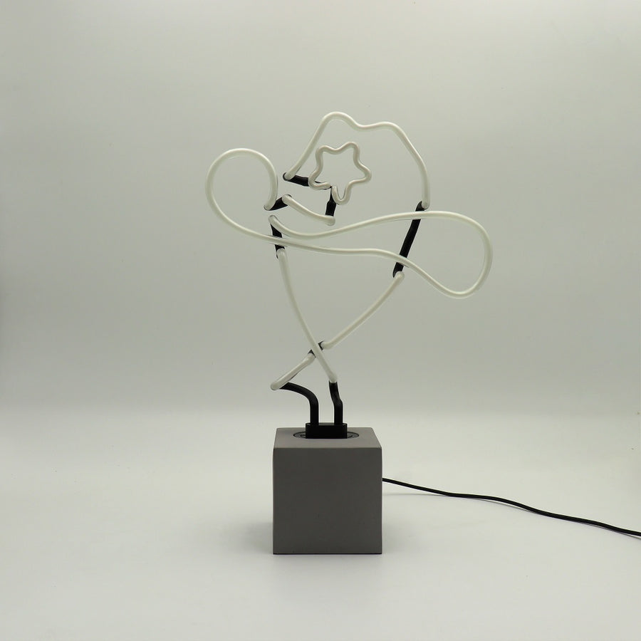 Locomocean Neon 'Cowboy Hat' Sign