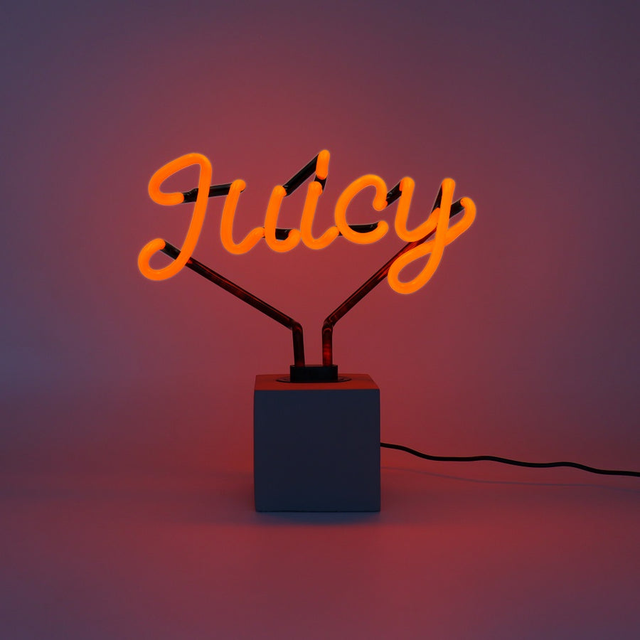 locomocean Neon 'Juicy' Sign