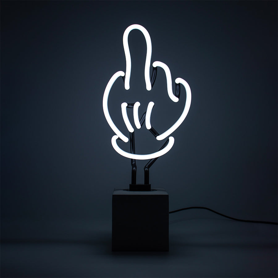 locomocean Neon 'Middle Finger' Sign
