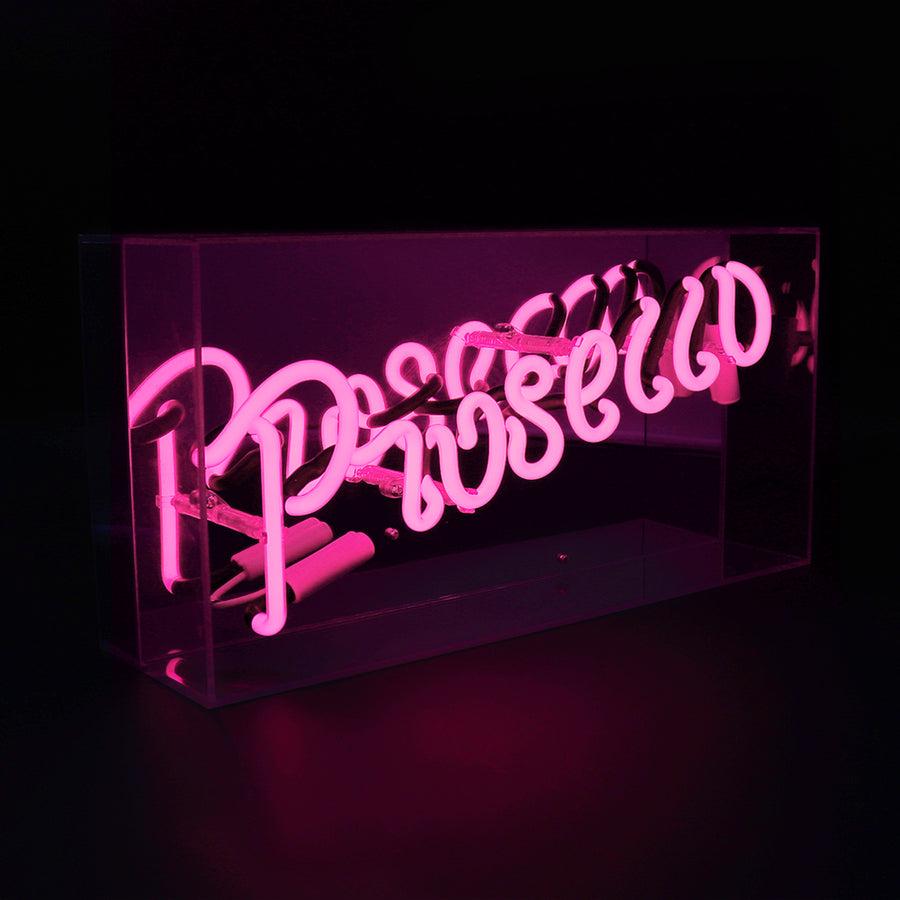 Locomocean 'Prosecco' Glass Neon Sign