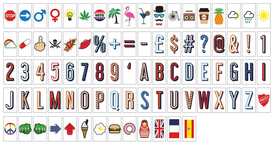 Locomocean Random Extra Letters & Symbols Pack
