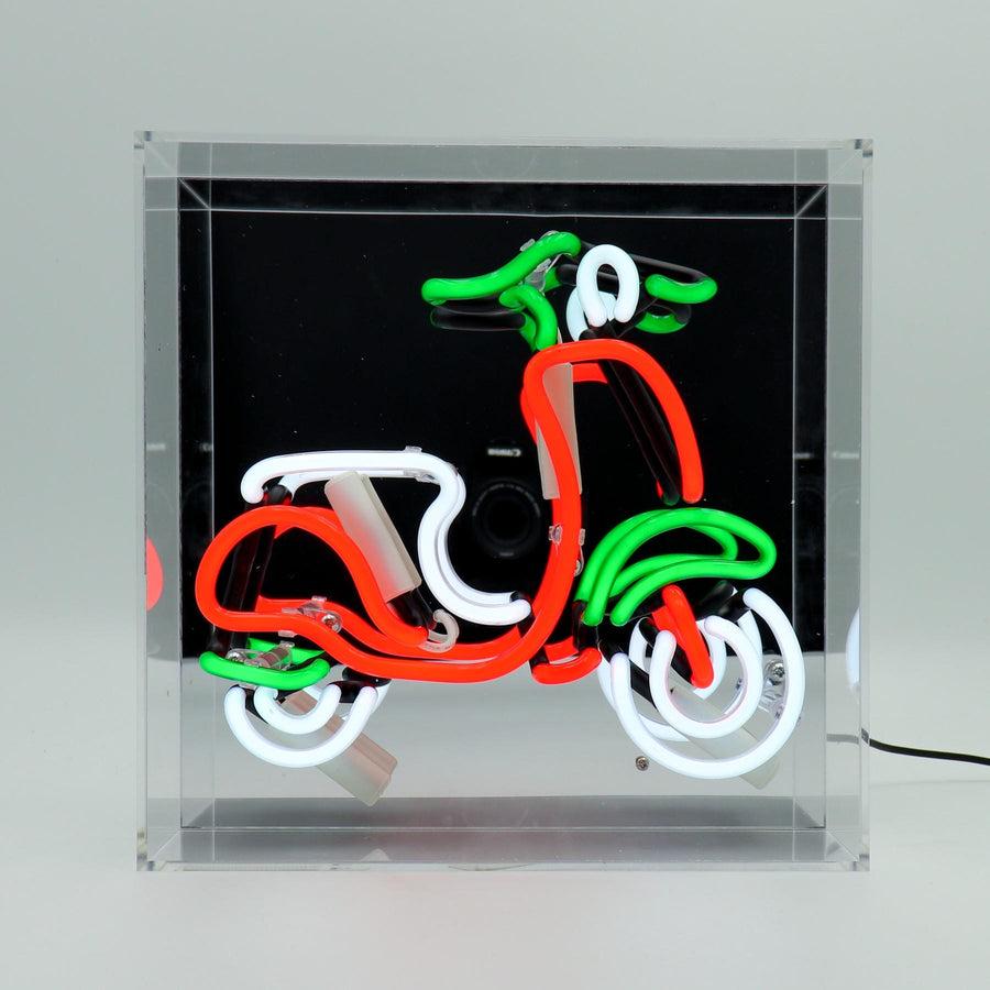 Locomocean 'Scooter' Glass Neon Sign