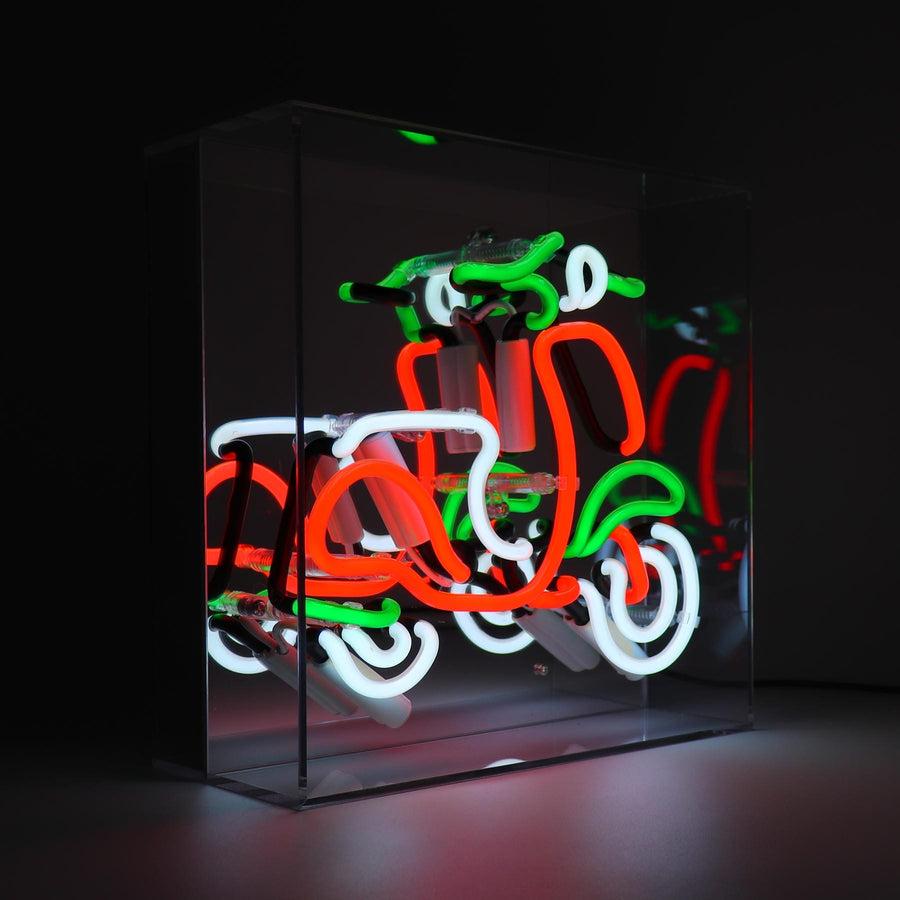 locomocean 'Scooter' Glass neon Sign