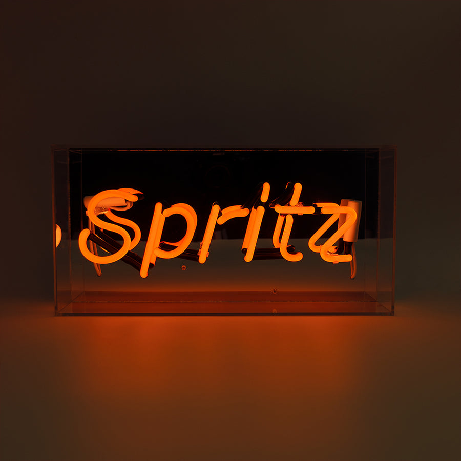 locomocean 'Spritz' Glass Neon Sign