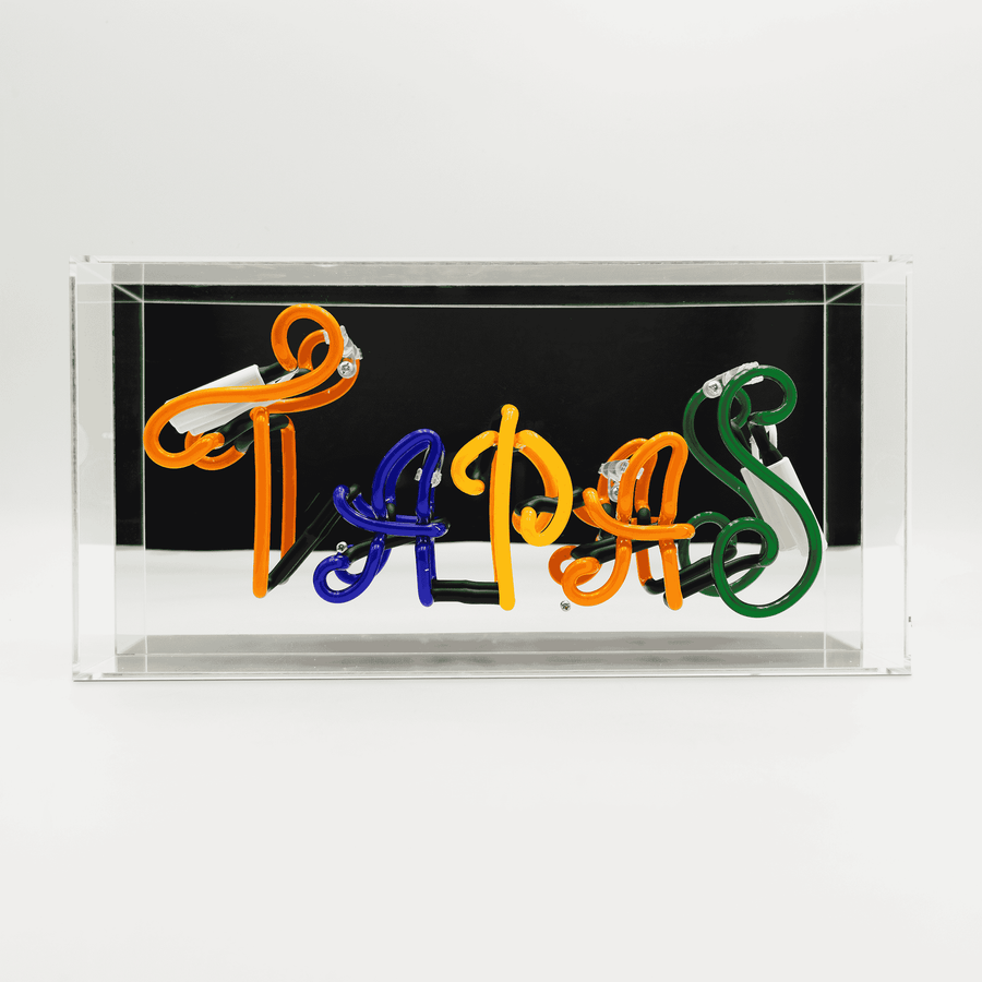 Locomocean 'Tapas' Glass Neon Sign