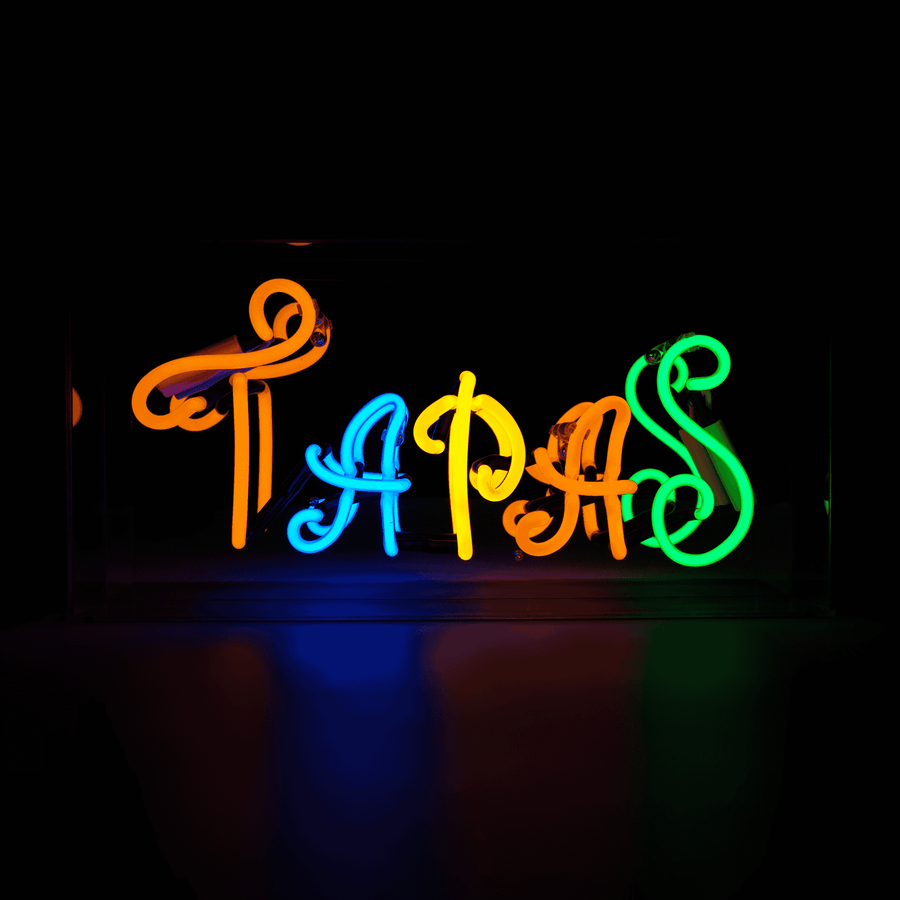 locomocean 'Tapas' Glass neon Sign