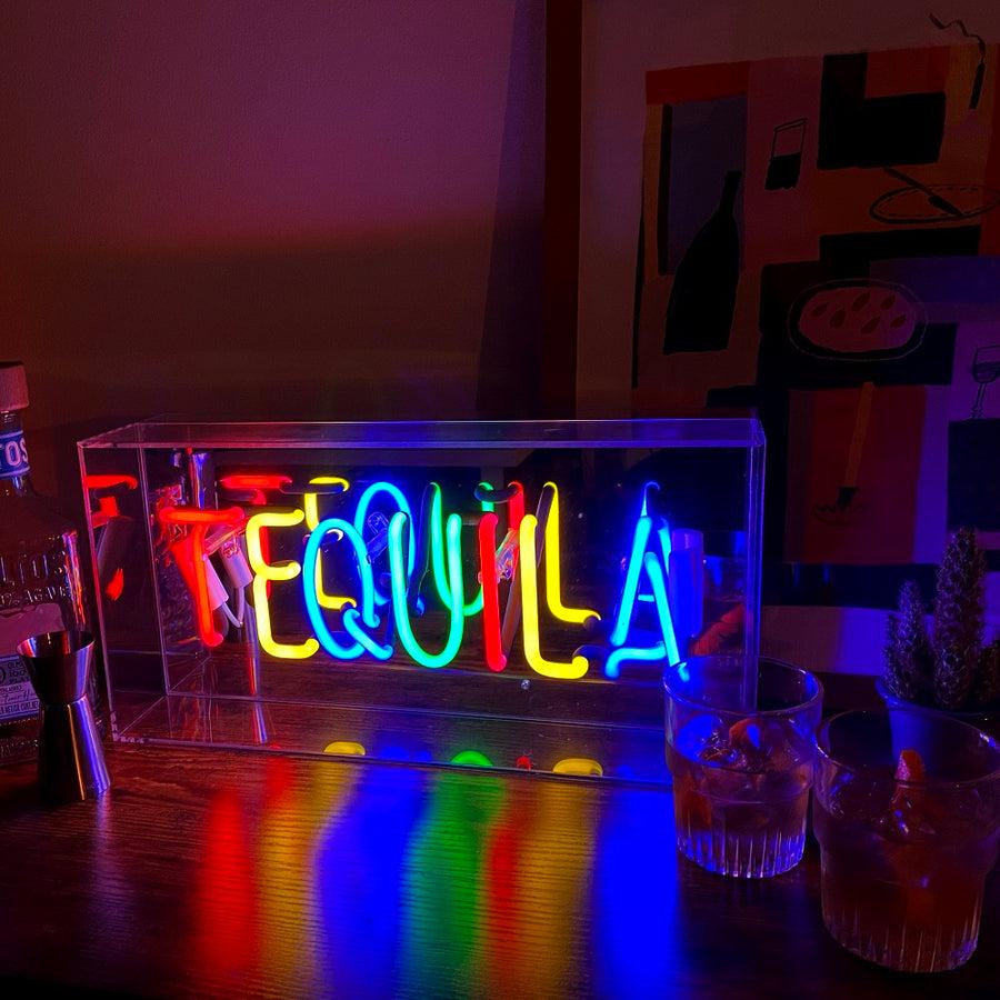 Locomocean 'Tequila' Glass Neon Sign