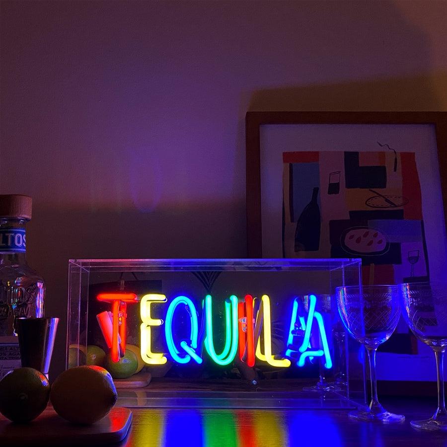 Locomocean 'Tequila' Glass Neon Sign